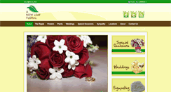 Desktop Screenshot of anewleaffloral.com